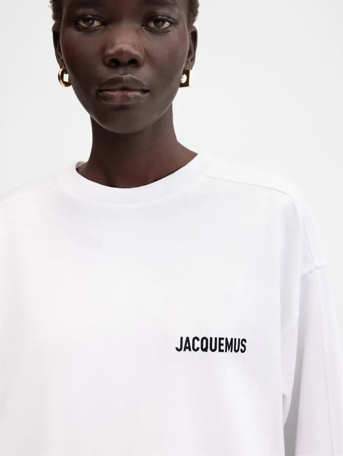 WomenMen Tshirts JACQUEMUS The Courchevel Address Tshirt Courchevel White WomenMen Tshirts JACQUEMUS The Courchevel Address Tshirt Courchevel White