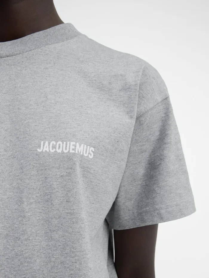 WomenMen Tshirts JACQUEMUS The Jacquemus Tshirt Grey