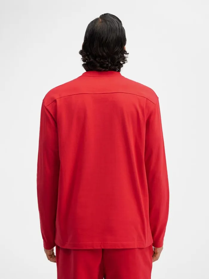 WomenMen Tshirts JACQUEMUS The Longsleeve Tshirt Red