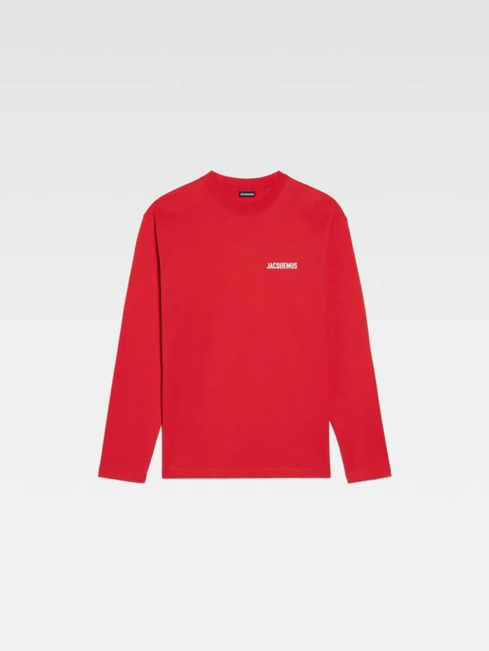 WomenMen Tshirts JACQUEMUS The Longsleeve Tshirt Red