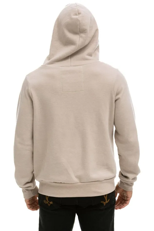 WomenMen Tops Aviator Nation 5 STRIPE HOODIE 8211 SAND PINK GREEN