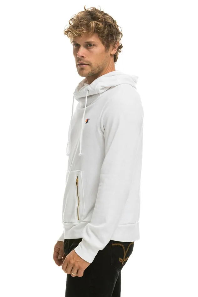 WomenMen Tops Aviator Nation NINJA PULLOVER HOODIE 8211 WHITE WomenMen Tops Aviator Nation NINJA PULLOVER HOODIE 8211 WHITE