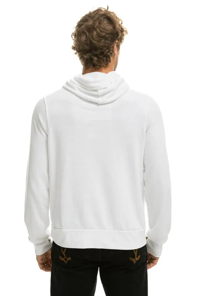 WomenMen Tops Aviator Nation NINJA PULLOVER HOODIE 8211 WHITE WomenMen Tops Aviator Nation NINJA PULLOVER HOODIE 8211 WHITE