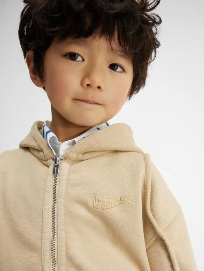WomenMen Tops JACQUEMUS The Camargue Kids039 Zipped Sweatshirt Dark Beige WomenMen Tops JACQUEMUS The Camargue Kids039 Zipped Sweatshirt Dark Beige