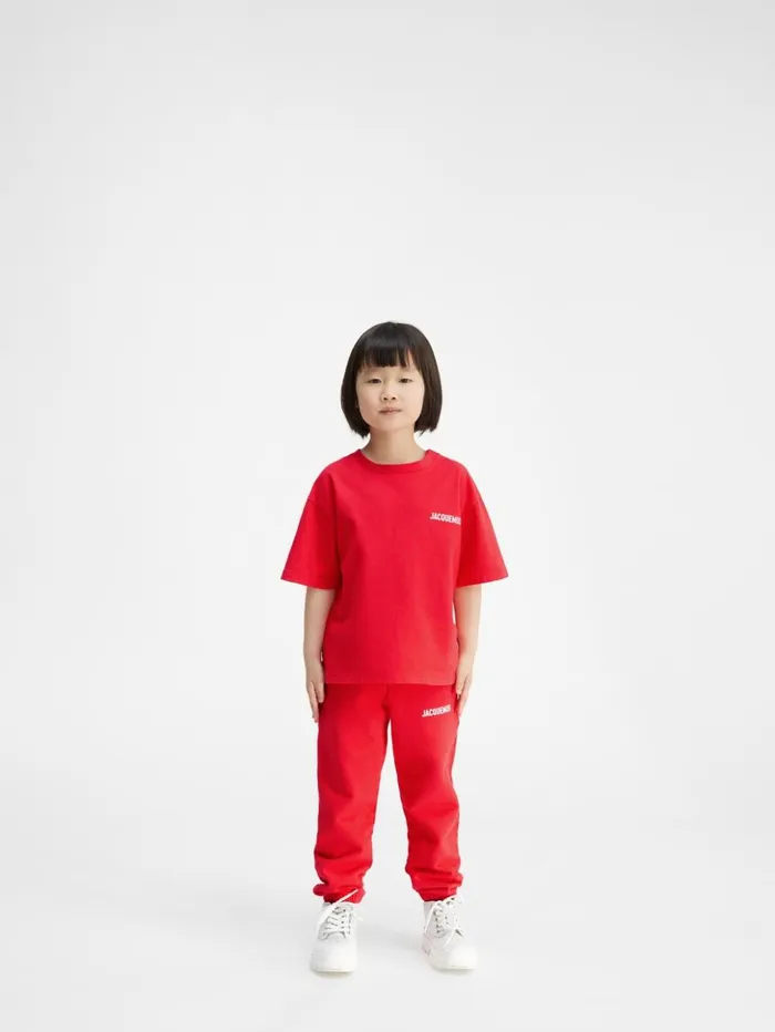WomenMen Tops JACQUEMUS The Jacquemus Kids039 Tshirt Red