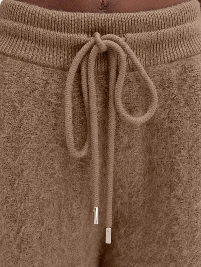 WomenMen Trousers and Shorts JACQUEMUS The Nuvola Shorts Camel