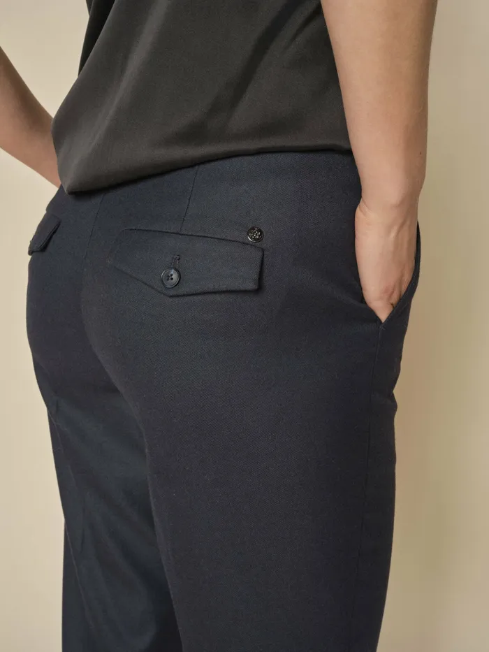 Women MMRhys Cais Pant Salute Navy Pants MOS MOSH Women MMRhys Cais Pant Salute Navy Pants MOS MOSH