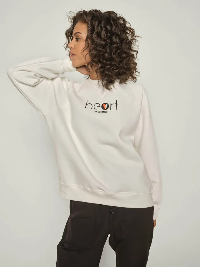 Women MMSedna Sweat Ecru HEART Sport MOS MOSH