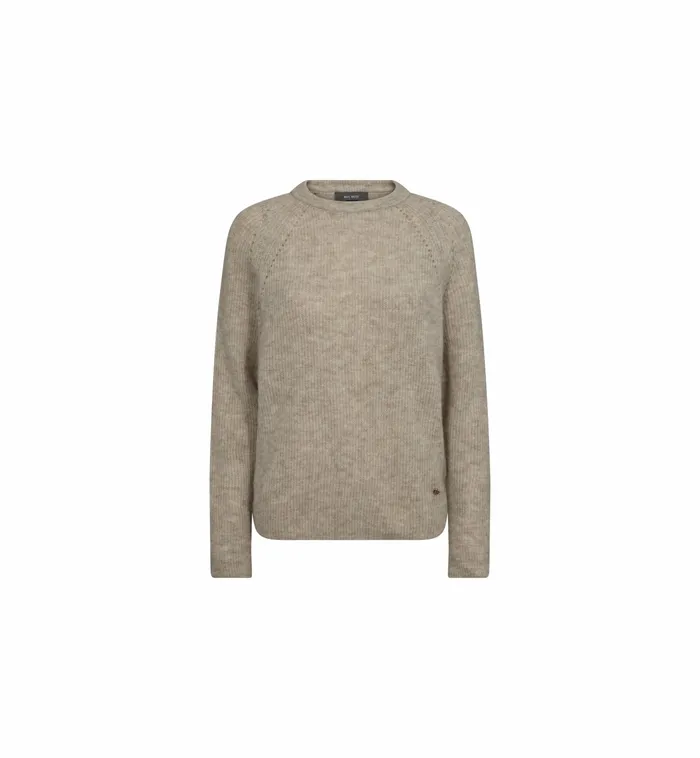 Women MMTammy Thora Knit Feather Gray Knits MOS MOSH Women MMTammy Thora Knit Feather Gray Knits MOS MOSH