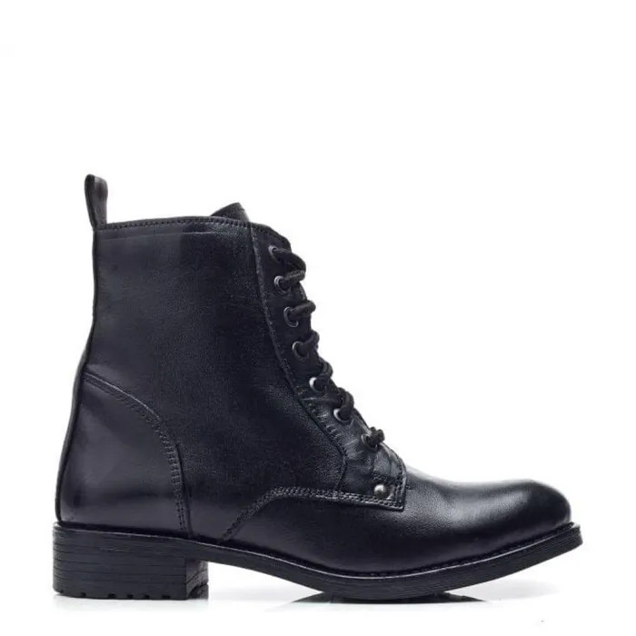 Women Moda In Pelle Black Boots M By Moda Surestime Black Leather