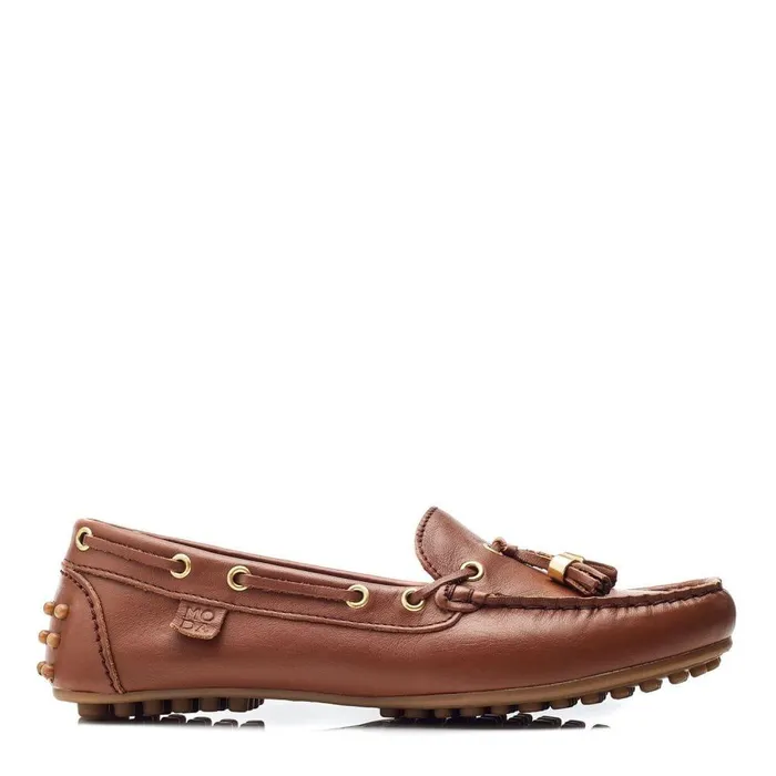 Women Moda In Pelle Casual Shoes Arienna Tan Leather