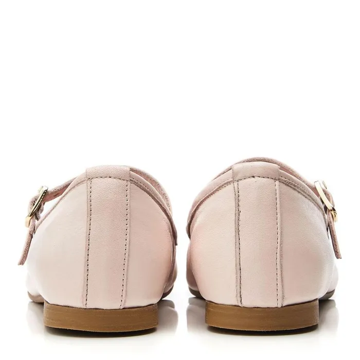 Women Moda In Pelle Casual Shoes Bsoleful BBallet Pink Leather