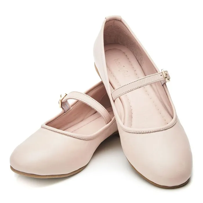 Women Moda In Pelle Casual Shoes Bsoleful BBallet Pink Leather
