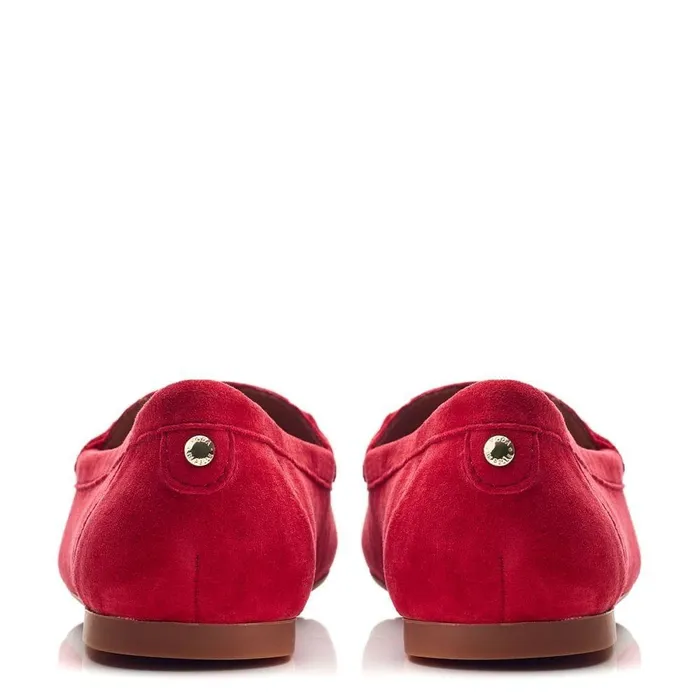 Women Moda In Pelle Casual Shoes Famina Red Suede