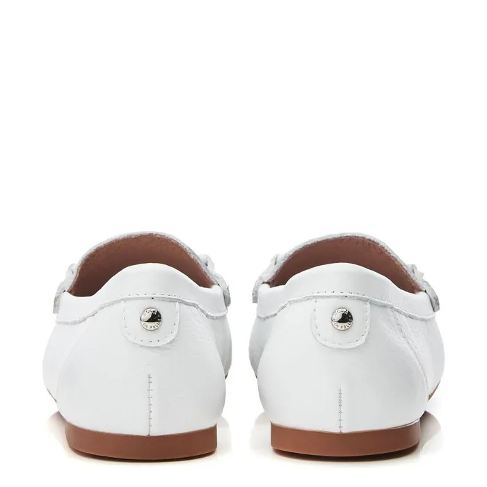 Women Moda In Pelle Casual Shoes Famina White Leather