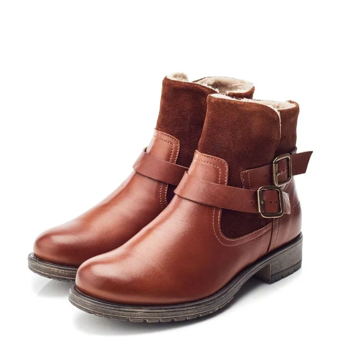 Women Moda In Pelle Chelsea Boots Shoon Sh Oakridge Tan Leather