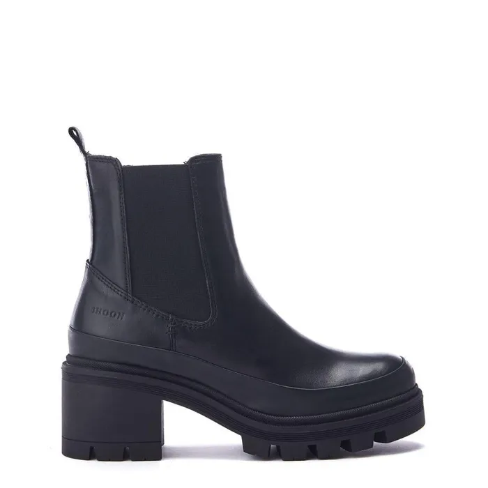 Women Moda In Pelle Chelsea Boots Shoon Sh Oulton Black Leather