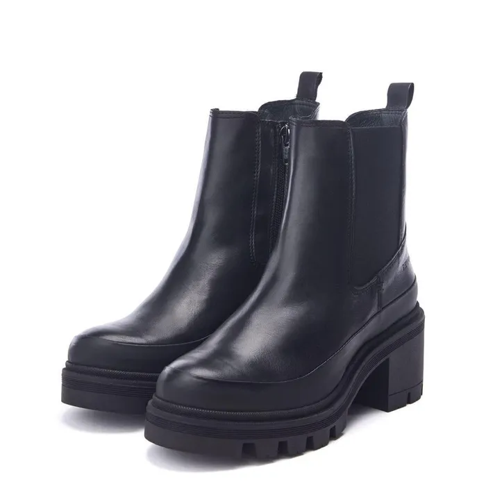 Women Moda In Pelle Chelsea Boots Shoon Sh Oulton Black Leather