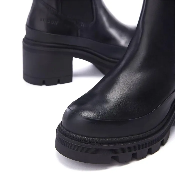 Women Moda In Pelle Chelsea Boots Shoon Sh Oulton Black Leather