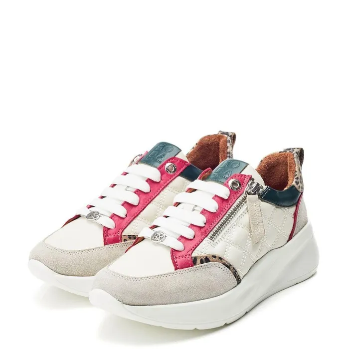 Women Moda In Pelle Chunky Trainers Courtlyn Multi Leather
