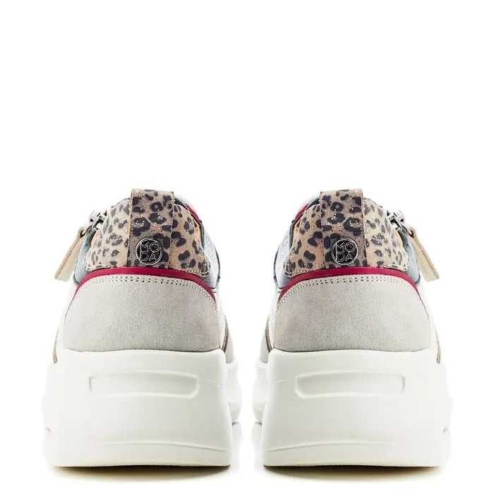 Women Moda In Pelle Chunky Trainers Courtlyn Multi Leather