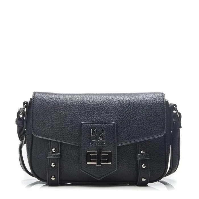 Women Moda In Pelle Clutch Bags Sloane Bag Black Porvair