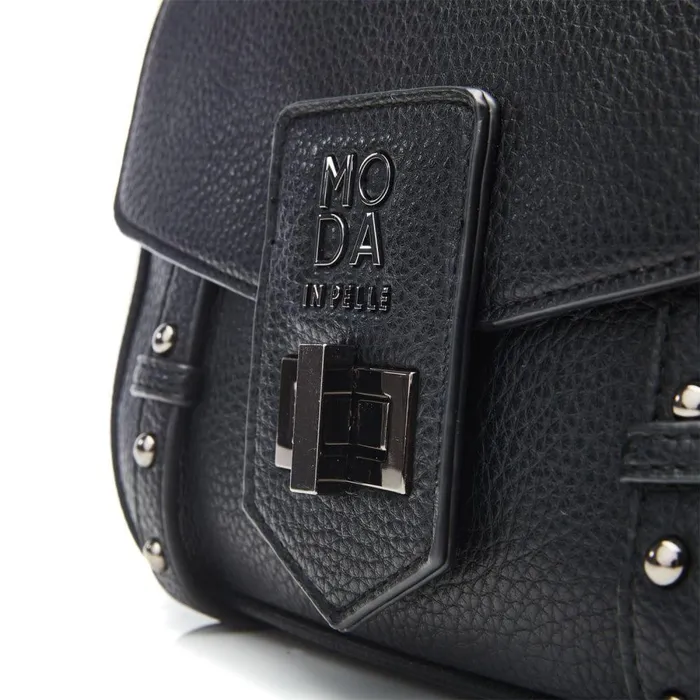 Women Moda In Pelle Clutch Bags Sloane Bag Black Porvair