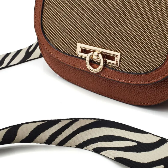 Women Moda In Pelle Crossbody Bags Summer Bag Tan Porvair