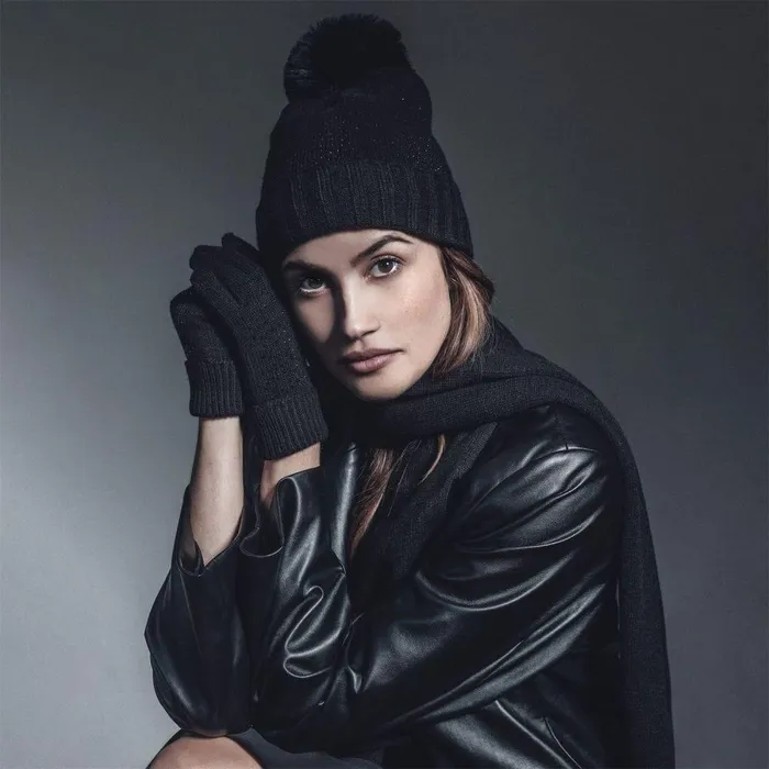 Women Moda In Pelle Gloves Praticioglove Black Textile Women Moda In Pelle Gloves Praticioglove Black Textile