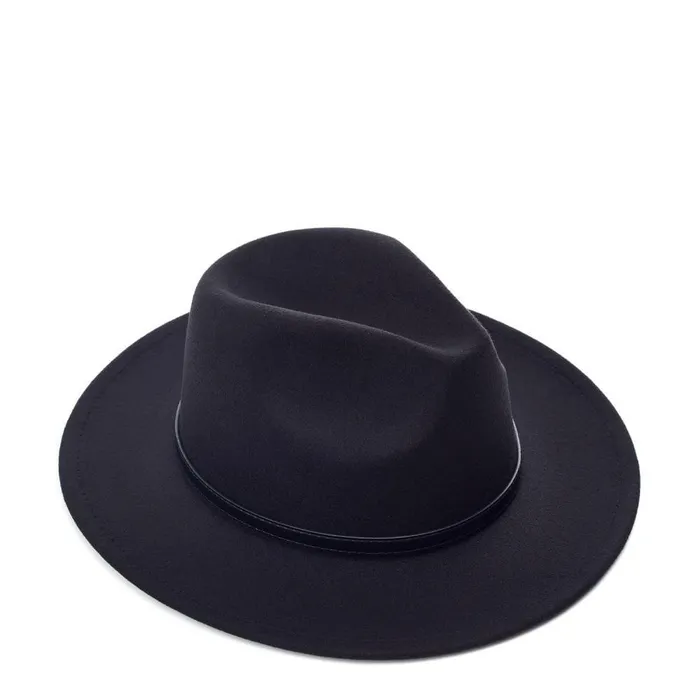 Women Moda In Pelle Hats Lennoxhat Black Textile Women Moda In Pelle Hats Lennoxhat Black Textile