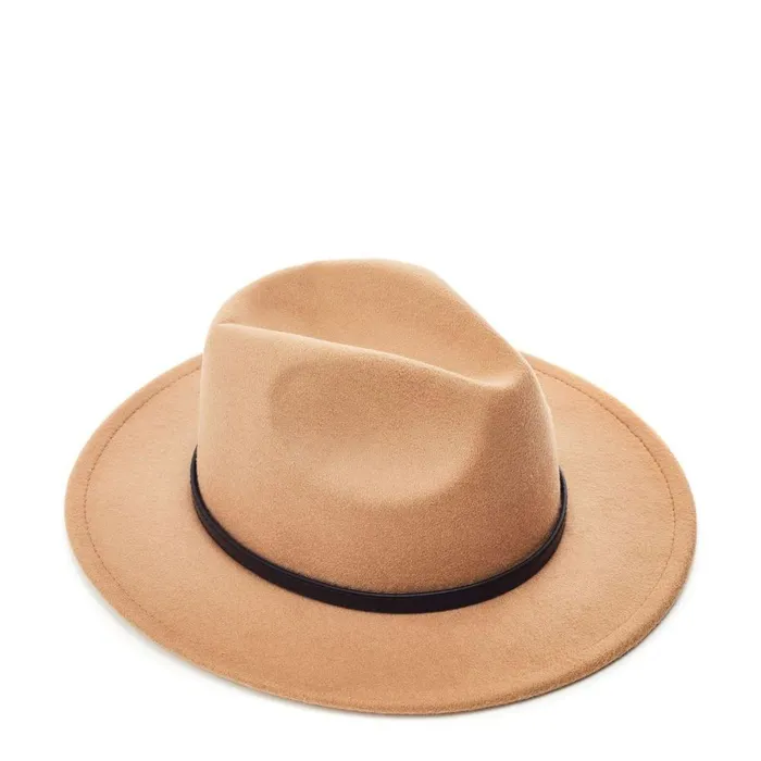 Women Moda In Pelle Hats Lennoxhat Camel Textile Women Moda In Pelle Hats Lennoxhat Camel Textile