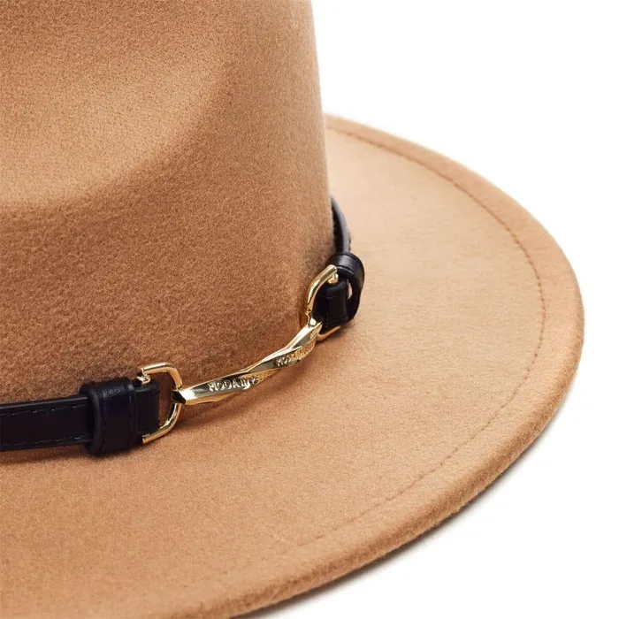 Women Moda In Pelle Hats Lennoxhat Camel Textile Women Moda In Pelle Hats Lennoxhat Camel Textile