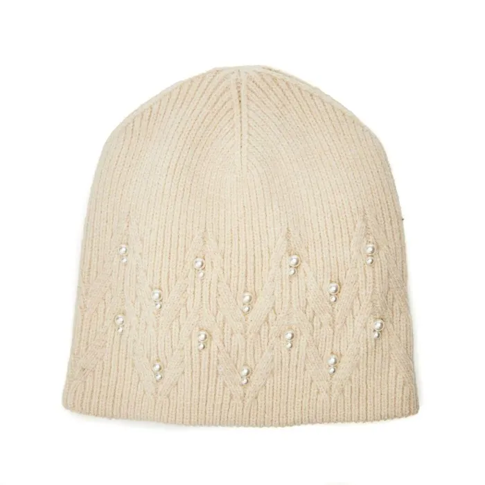 Women Moda In Pelle Hats Promysehat Cream Textile
