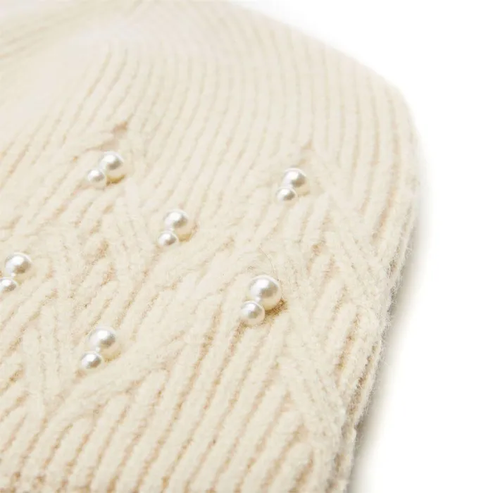Women Moda In Pelle Hats Promysehat Cream Textile