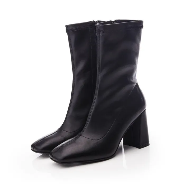 Women Moda In Pelle MidCalf Boots Myler Black Porvair
