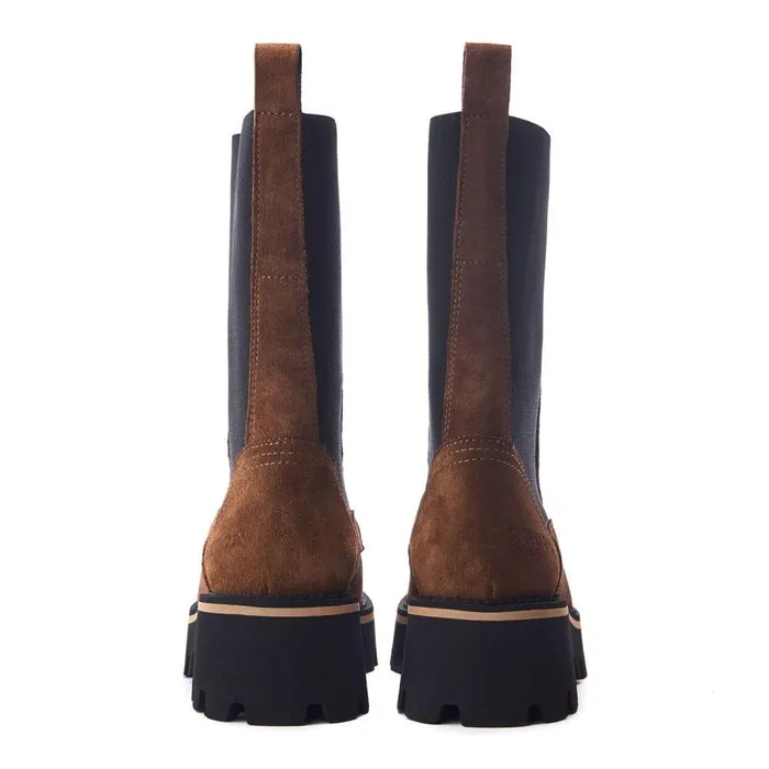 Women Moda In Pelle MidCalf Boots Shoon Sh Ackridge Tan Suede