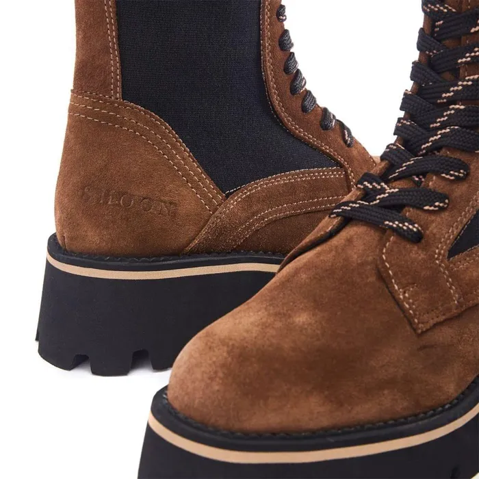 Women Moda In Pelle MidCalf Boots Shoon Sh Ackridge Tan Suede