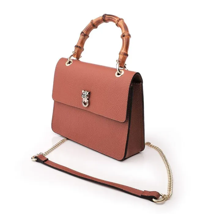 Women Moda In Pelle Shoulder Bags Larch Bag Tan Leather