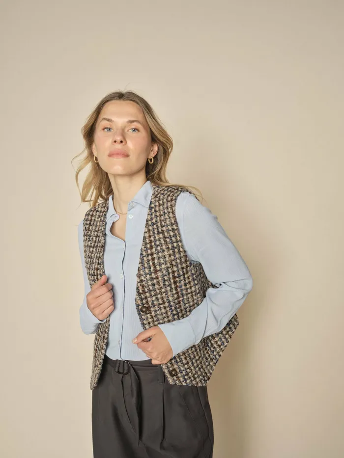 Women MOS MOSH MMFaye Elice Vest Rain Drum Waistcoats