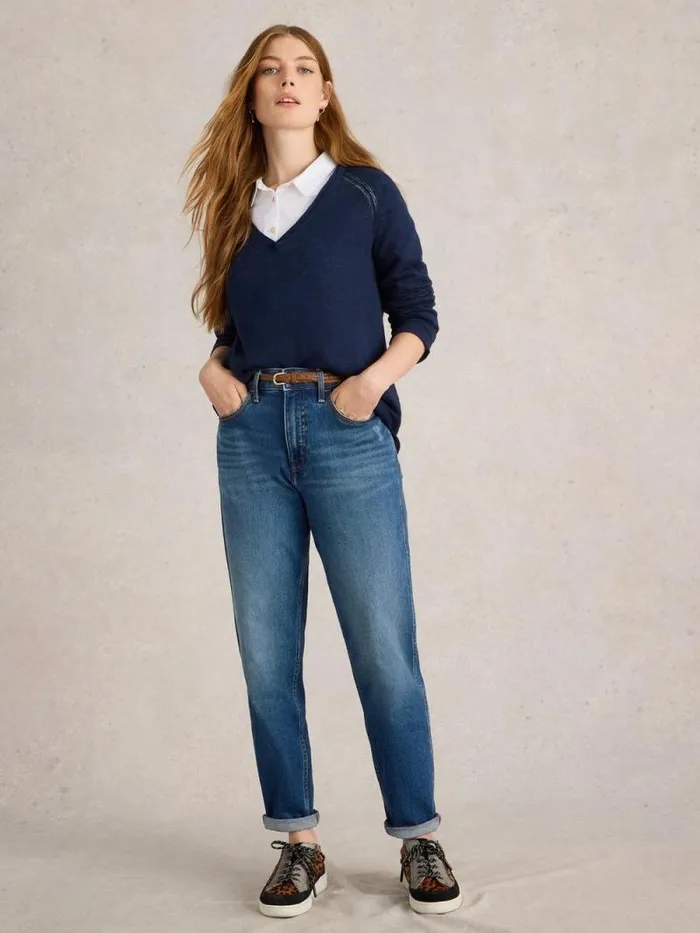 Women NARIA JUMPER Dark Navy White Stuff Knitwear