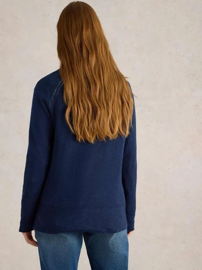 Women NARIA JUMPER Dark Navy White Stuff Knitwear Women NARIA JUMPER Dark Navy White Stuff Knitwear