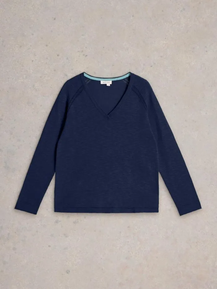 Women NARIA JUMPER Dark Navy White Stuff Knitwear Women NARIA JUMPER Dark Navy White Stuff Knitwear