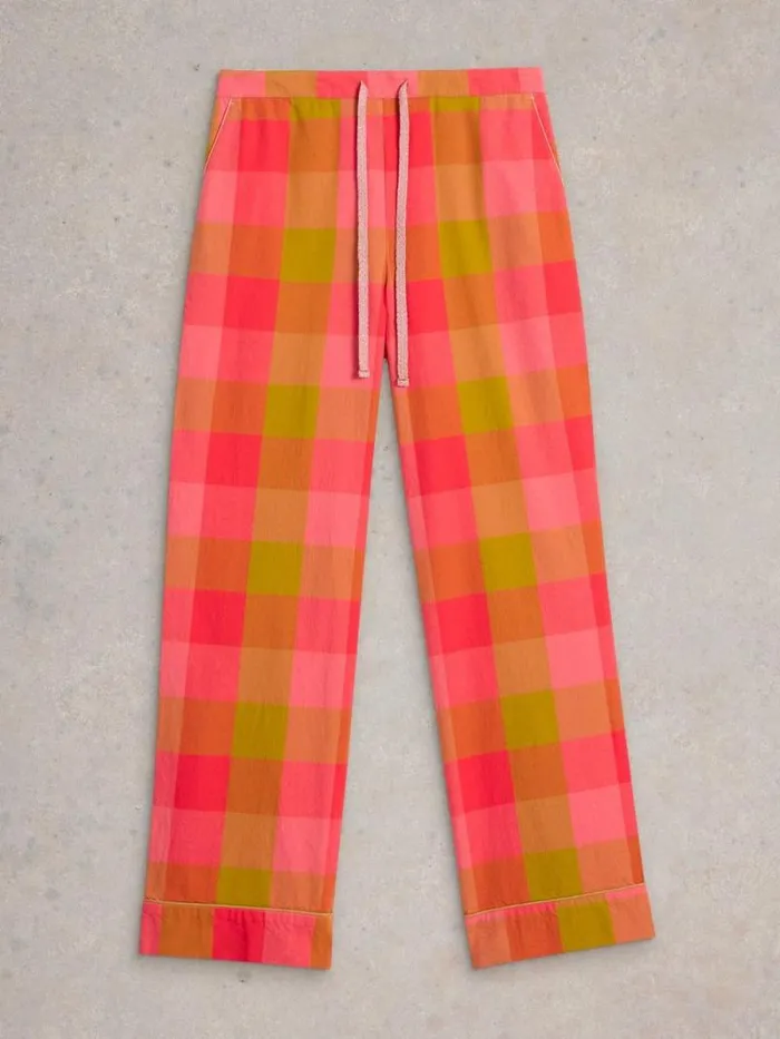 Women Nina Organic Check PJ Bottom Pink Multi White Stuff Nightwear Women Nina Organic Check PJ Bottom Pink Multi White Stuff Nightwear
