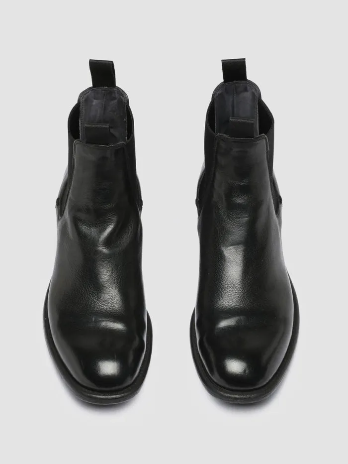 Women Officine Creative Footwear CALIXTE 004 Black Leather Chelsea Boots