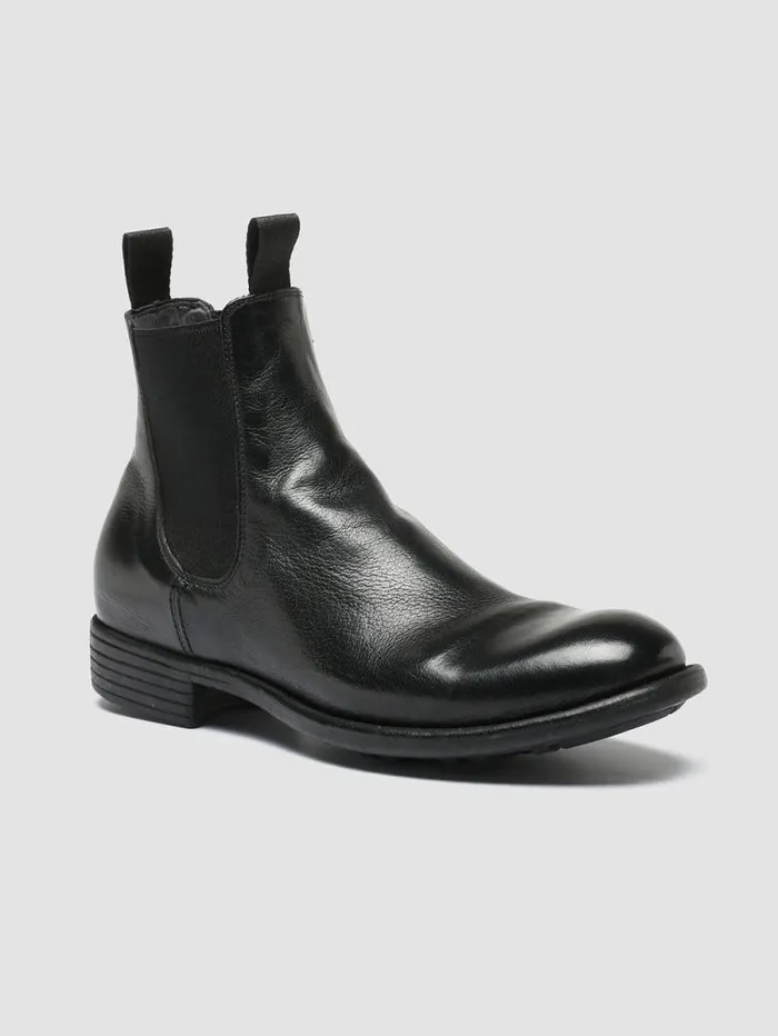 Women Officine Creative Footwear CALIXTE 004 Black Leather Chelsea Boots