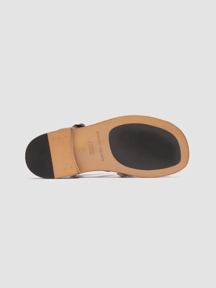 Women Officine Creative Footwear GANEMA 105 Taupe Suede Sandals