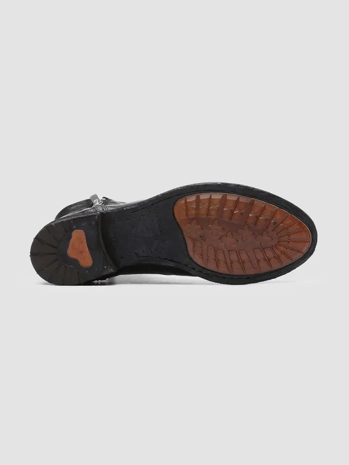 Women Officine Creative Footwear LEXIKON 097 Black Leather Booties Women Officine Creative Footwear LEXIKON 097 Black Leather Booties