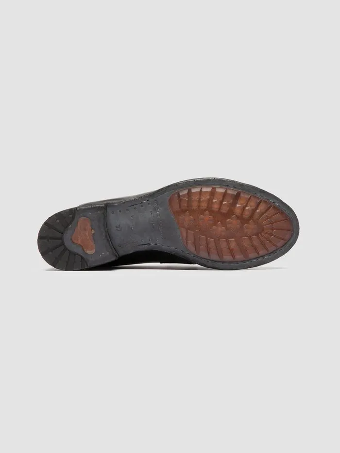Women Officine Creative Footwear LEXIKON 140 Grey Leather Penny Loafers Women Officine Creative Footwear LEXIKON 140 Grey Leather Penny Loafers