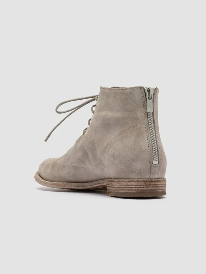 Women Officine Creative Footwear LEXIKON 539 Gray Suede Laceup Boots Women Officine Creative Footwear LEXIKON 539 Gray Suede Laceup Boots