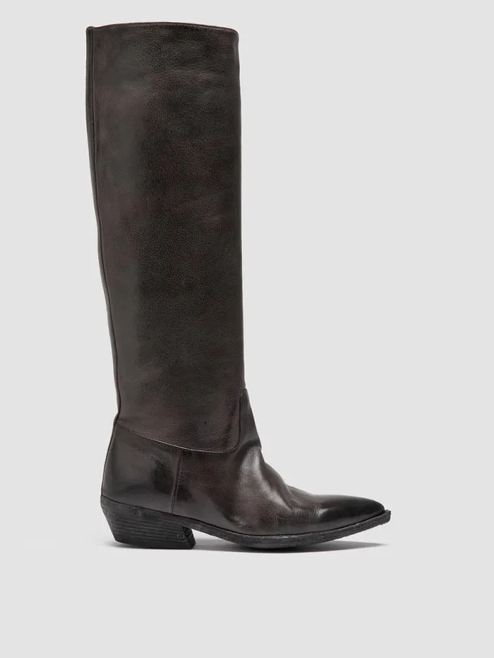 Women Officine Creative Footwear NOELIE DD 104 Gray Leather Pull On Boots